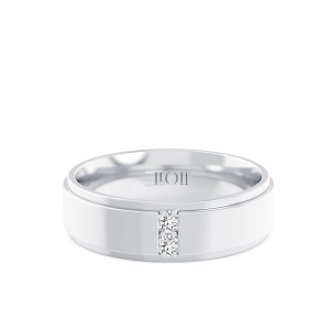 David Diamond Polished Ring