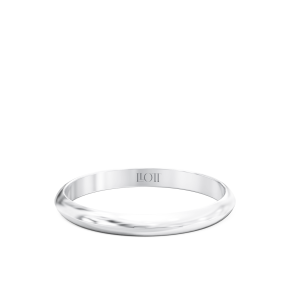 Natasha Curved Solid Gold Ring