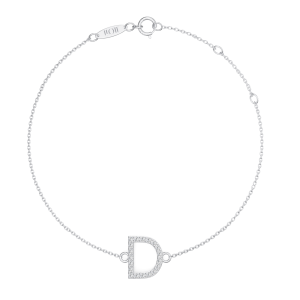 Diamond Initial Bracelet